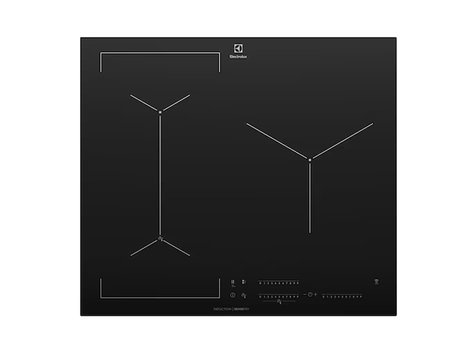 Electrolux 60cm Built-in Induction Hob (3 Cook Zones) EHI635BE - Click Image to Close